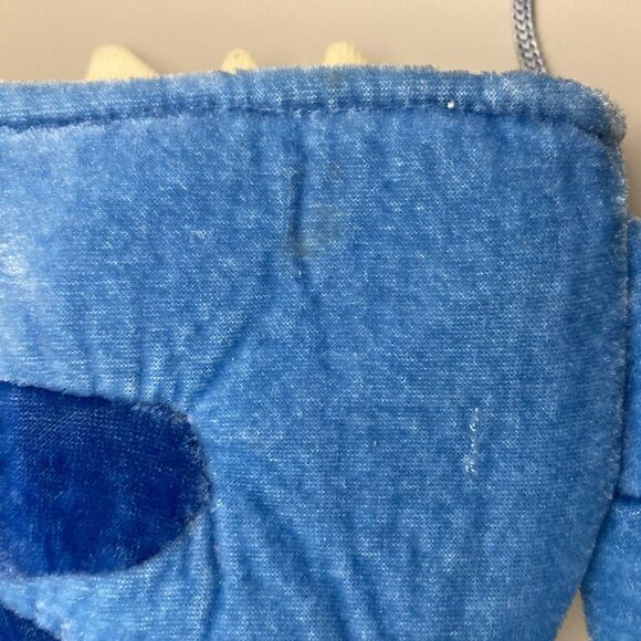 STITCH Blue Plush Hat With Paws Walt Disney World Teeth Cap Adjustable Costume - Picture 6 of 9